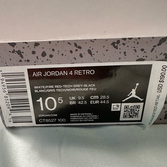 Air Jordan 4 Retro White Oreo (2021) - Picture 11 of 12